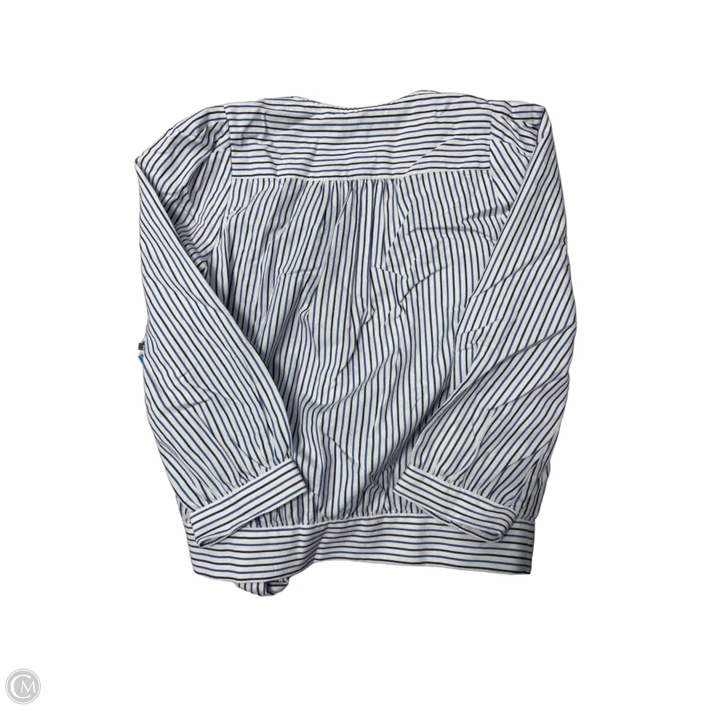 Top Long Sleeve By Madewell In Blue, Size: Xs