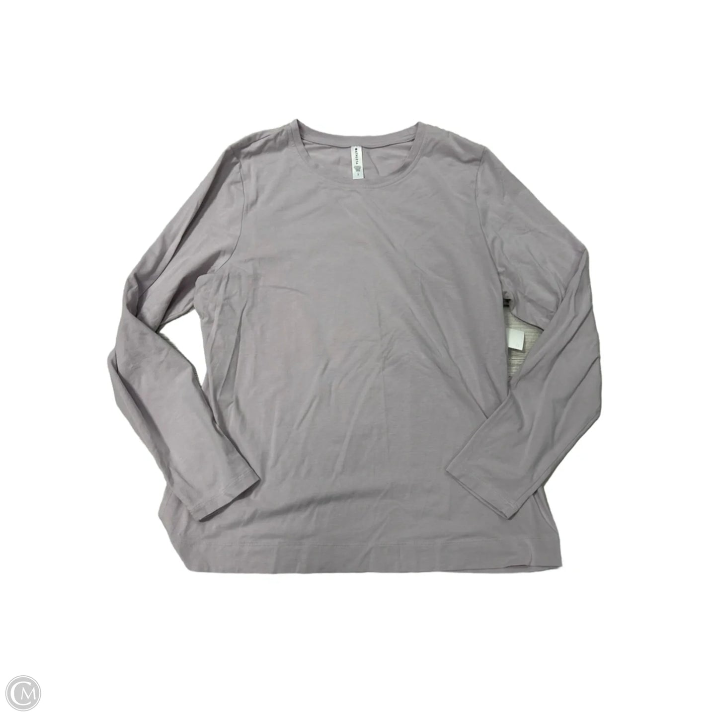 Athletic Top Long Sleeve Collar By Athleta In Purple, Size: L