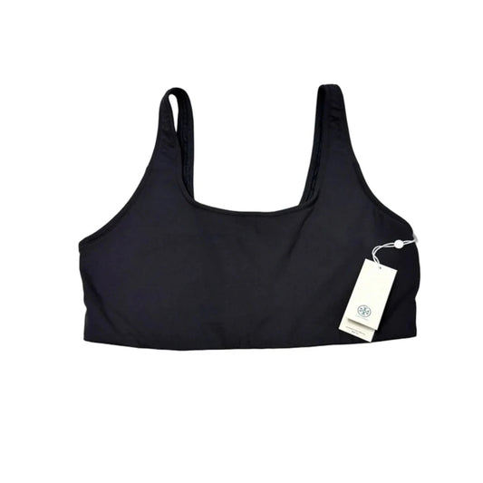 New! Compression Scoop Bra By Tory Burch In Black, Size: Xl