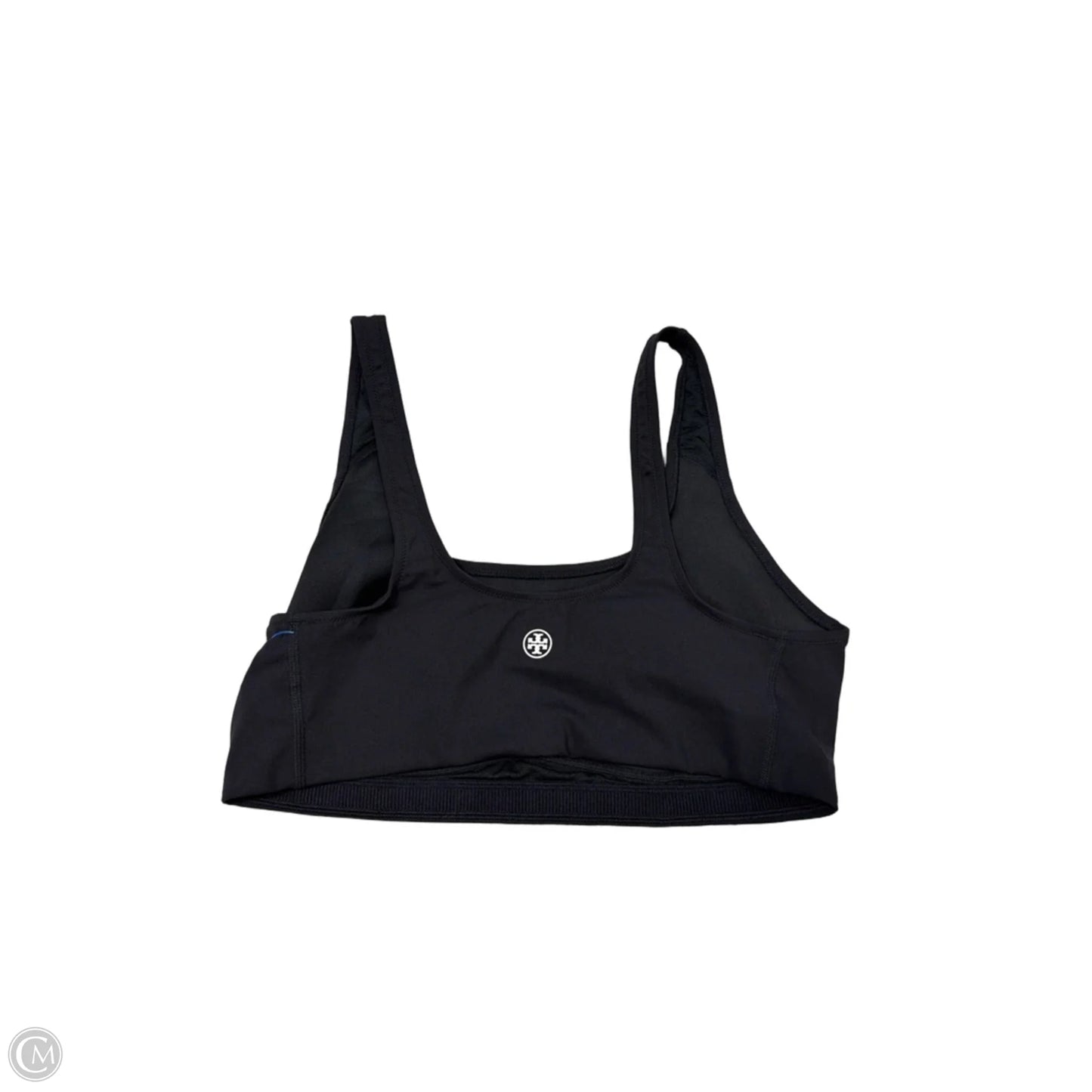 New! Compression Scoop Bra By Tory Burch In Black, Size: Xl