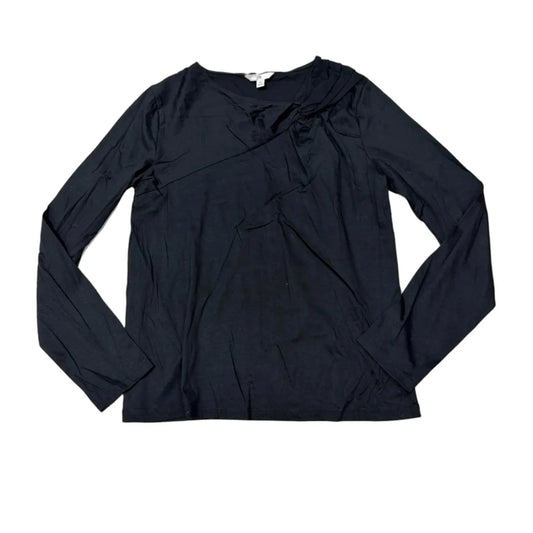 Top Long Sleeve Basic By Banana Republic In Black, Size: M