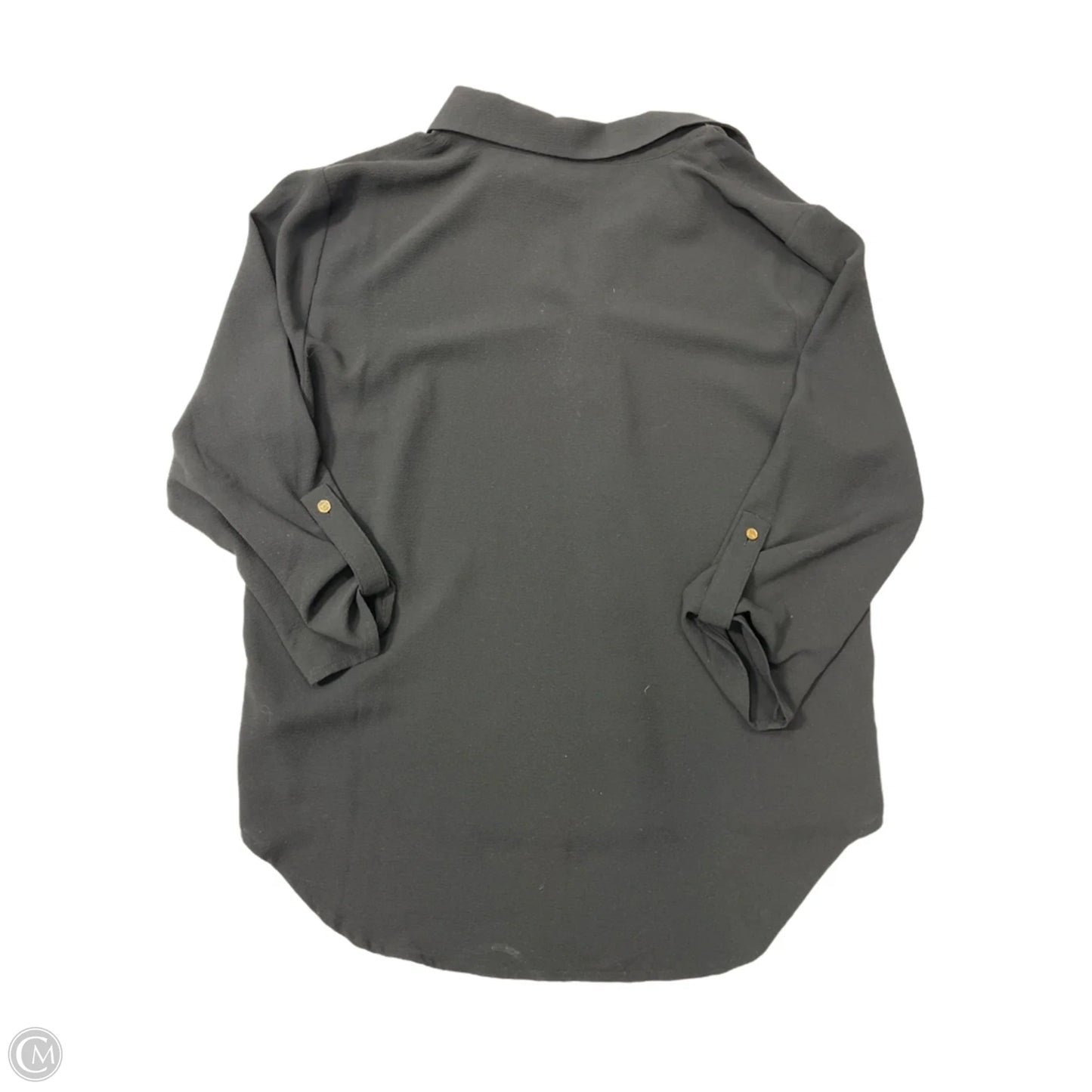 Top Long Sleeve Designer By Michael Kors In Black, Size: L