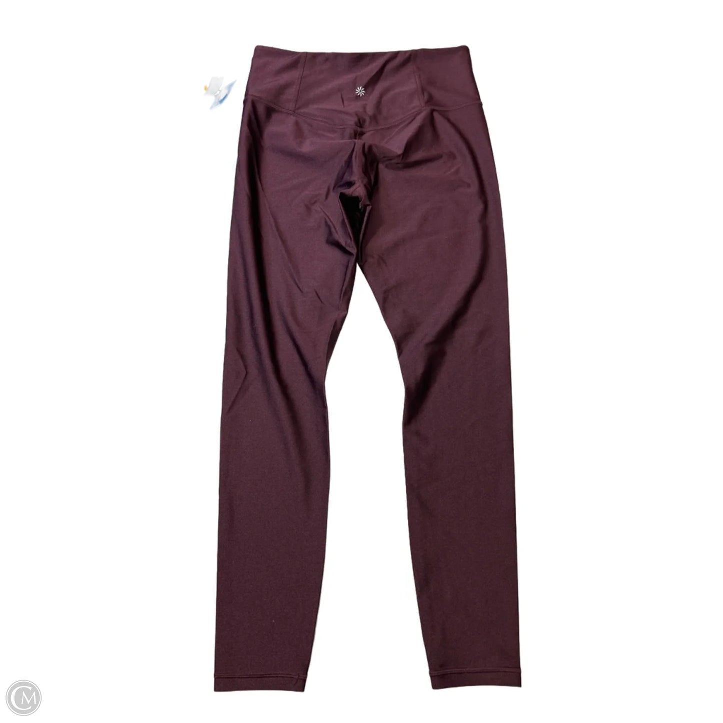 Athletic Leggings By Athleta In Maroon, Size: M