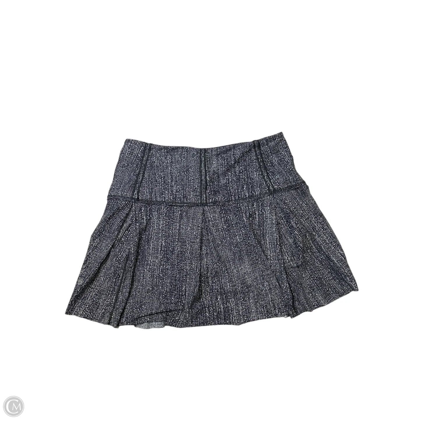 Athletic Skirt By Lululemon In Black & White, Size: 6