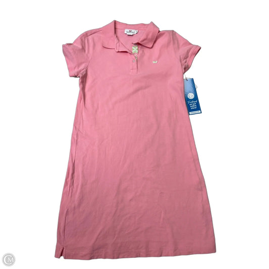 Dress Casual Midi By Vineyard Vines In Pink, Size: M