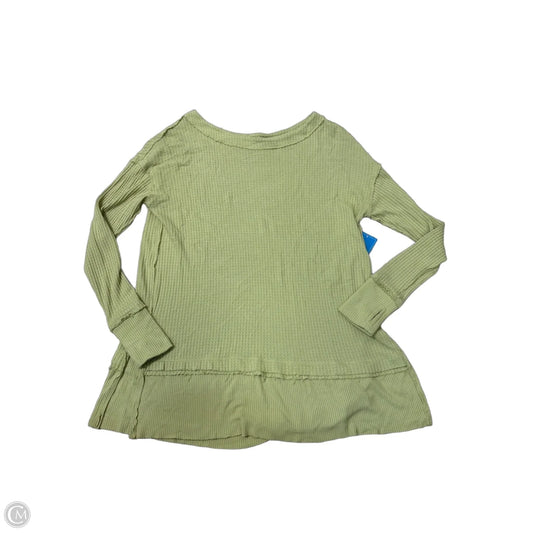 Tunic Long Sleeve By Free People In Green, Size: M