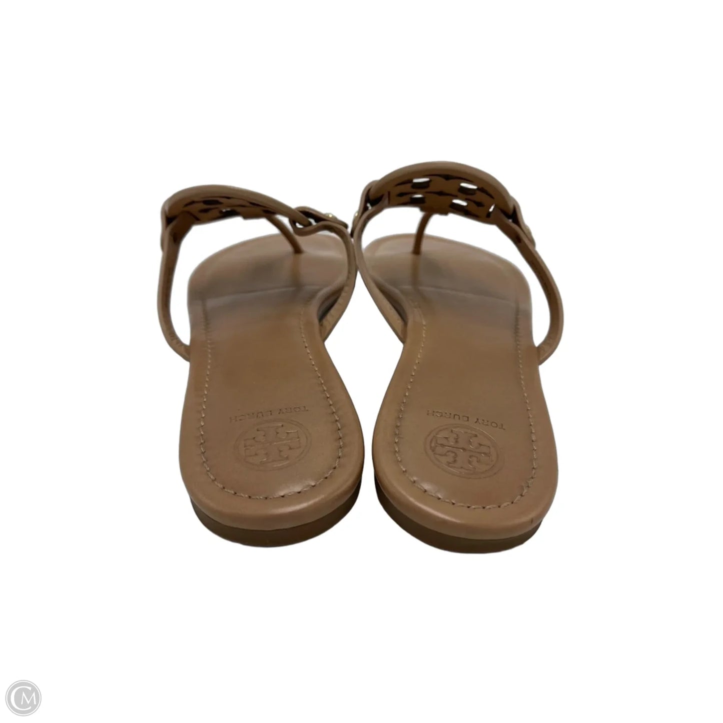 Tory Burch Miller Designer Sandals In Tan, Size: 13
