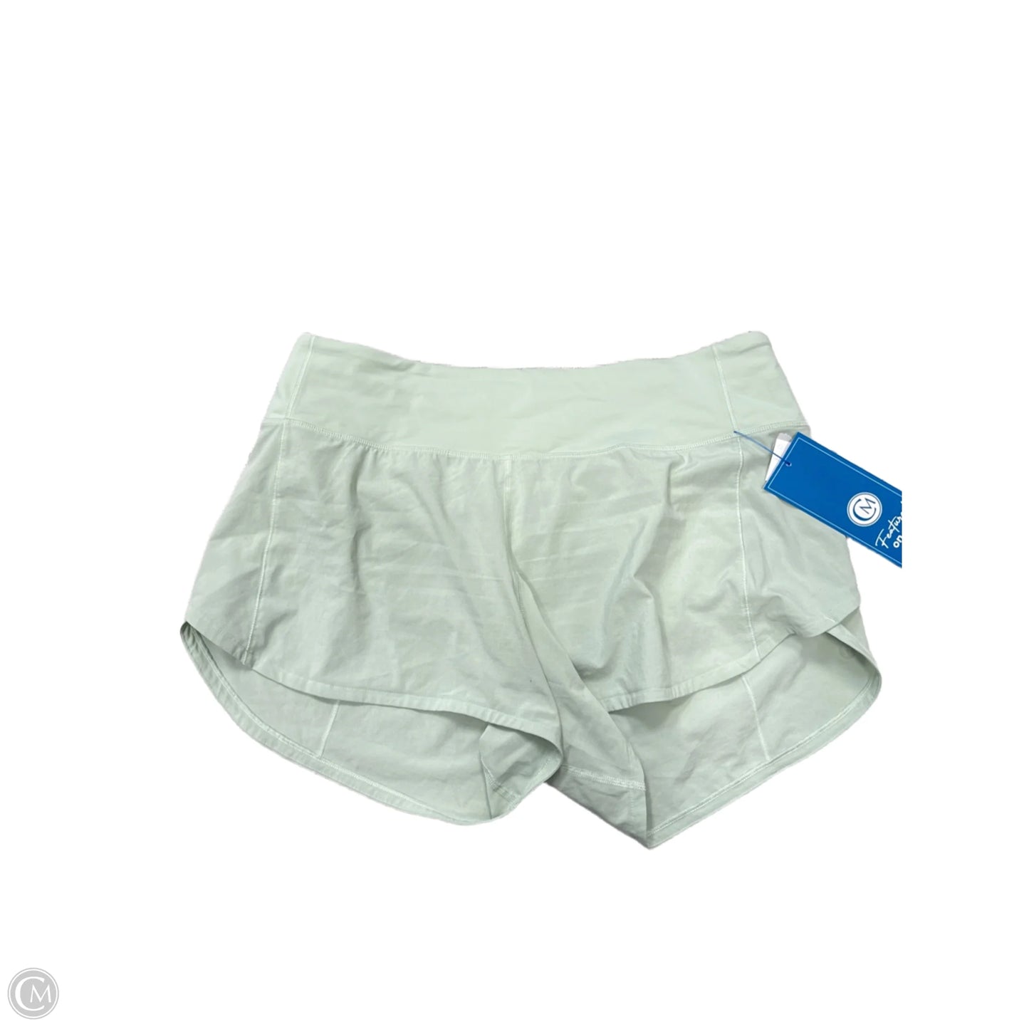 Athletic Shorts By Lululemon In Green, Size: M