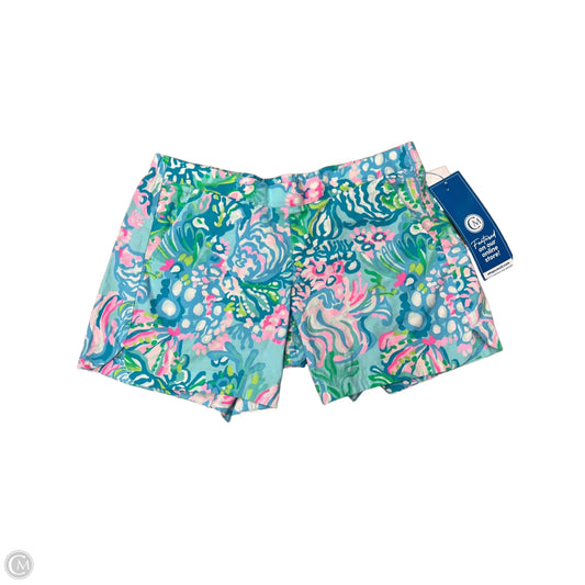 Shorts Designer By Lilly Pulitzer In Blue & Pink, Size: S