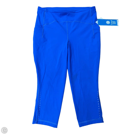 Athletic Capris By Lululemon In Blue, Size: L