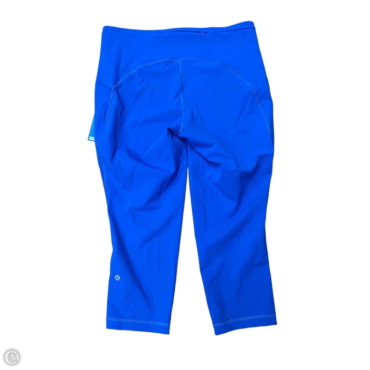 Athletic Capris By Lululemon In Blue, Size: L