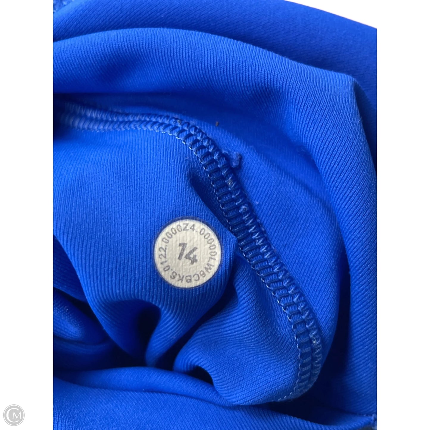Athletic Capris By Lululemon In Blue, Size: L