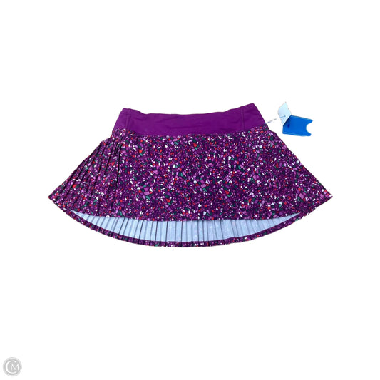 Athletic Skort By Lululemon In Purple, Size: S