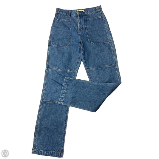 Jeans Straight By Madewell In Blue Denim, Size: 2