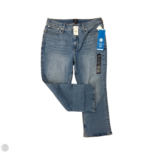 Jeans Cropped By J. Crew In Blue Denim, Size: 12