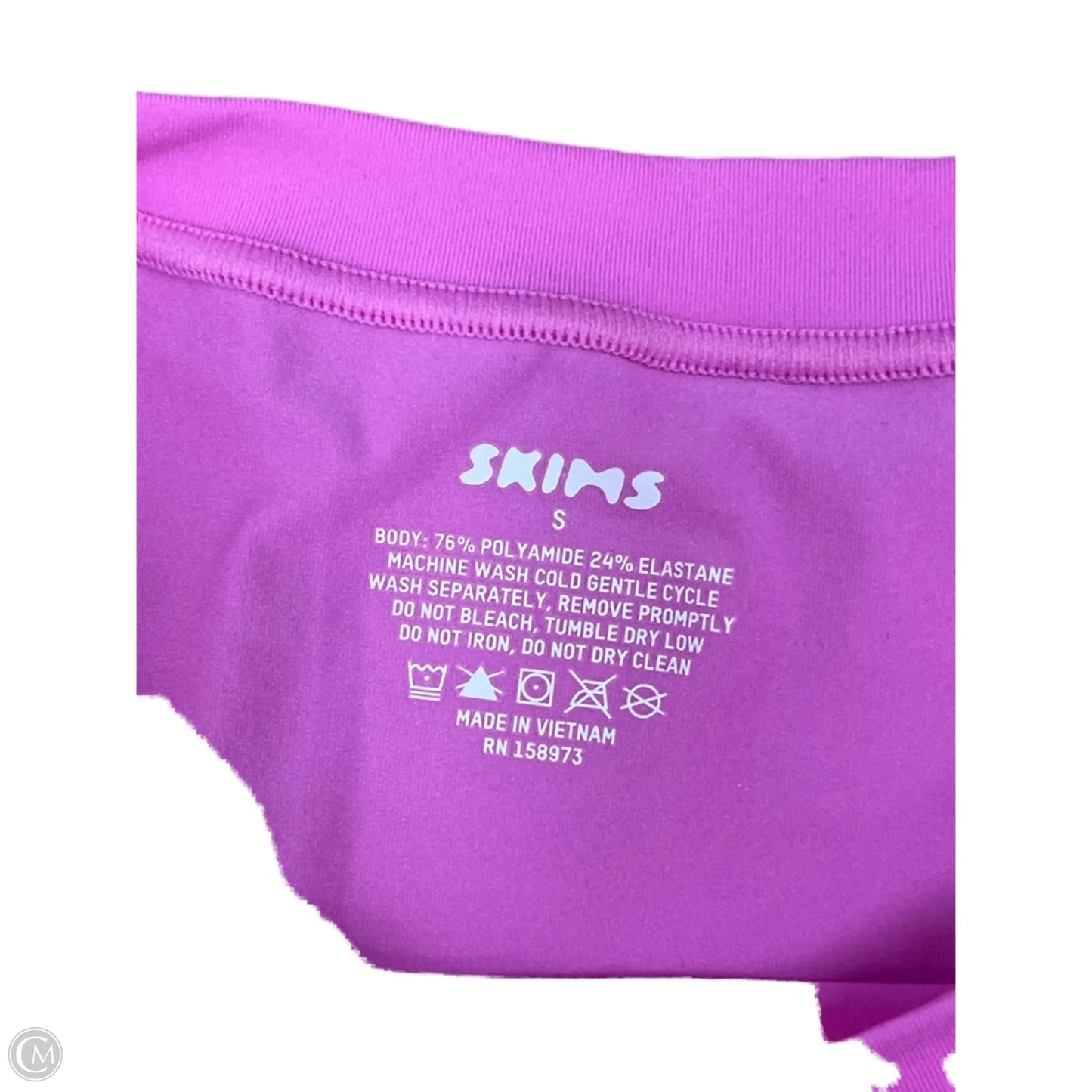 Top Long Sleeve Basic By Skims In Pink, Size: S