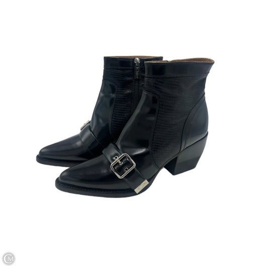 Chloe Rylee Ankle Boots In Black, Size: 10