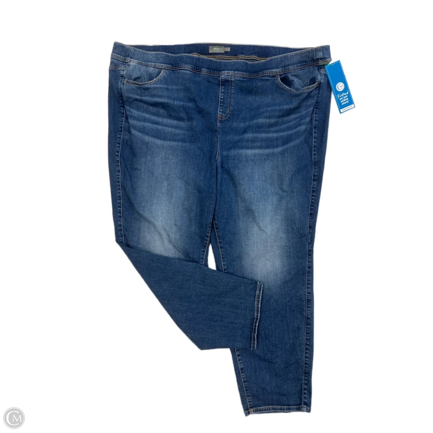 Jeans Straight By Torrid In Blue Denim, Size: 3x