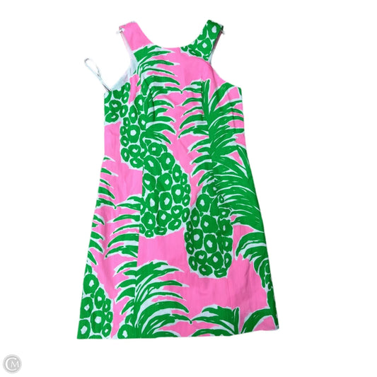 Dress Designer By Lilly Pulitzer In Green & Pink, Size: Xs