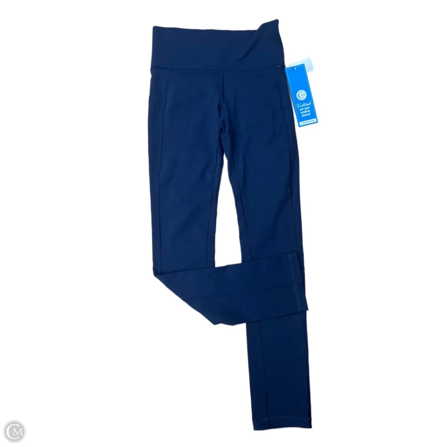 Athletic Leggings By Lululemon In Navy, Size: S