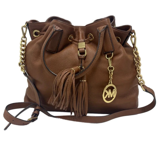 Handbag Designer Bucket Bag By Michael Kors