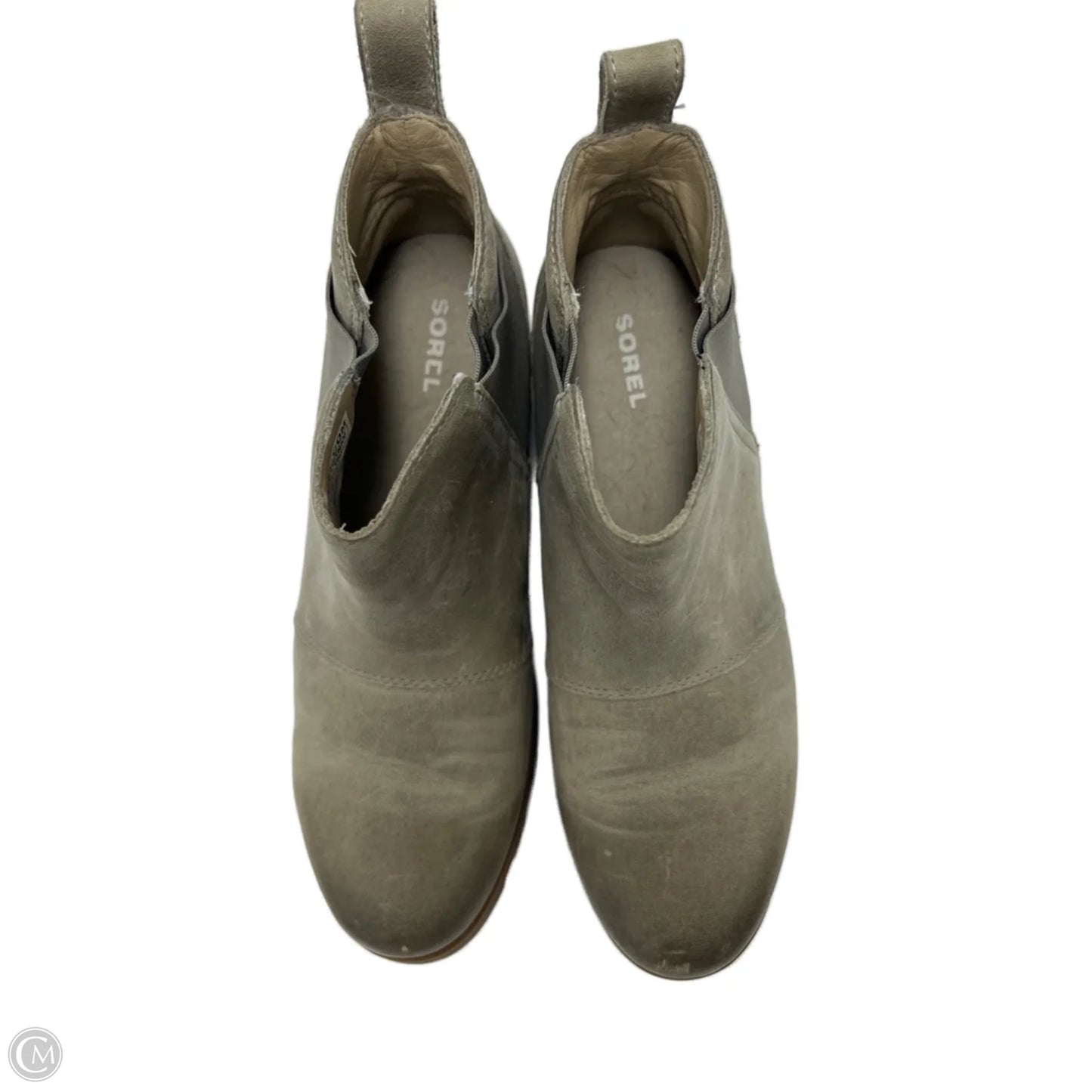 Boots Designer By Sorel In Grey, Size: 8