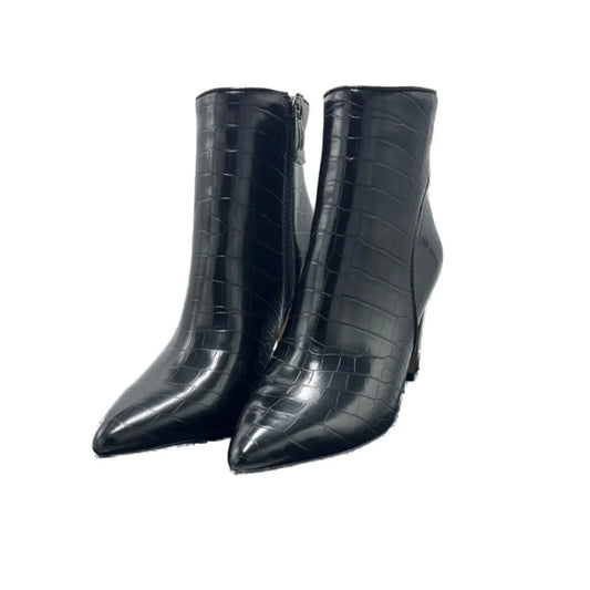Boots Ankle Heels By Steve Madden In Black, Size: 8