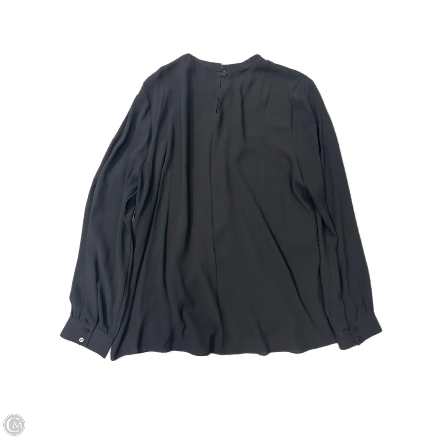 Top Long Sleeve By Eileen Fisher In Black, Size: L