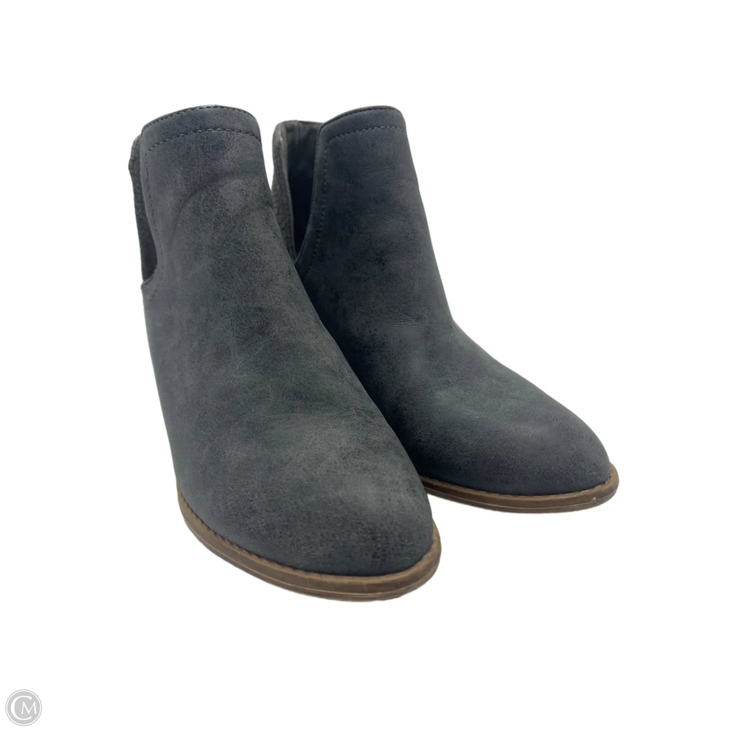 Boots Ankle Heels By Boutique + In Grey, Size: 9