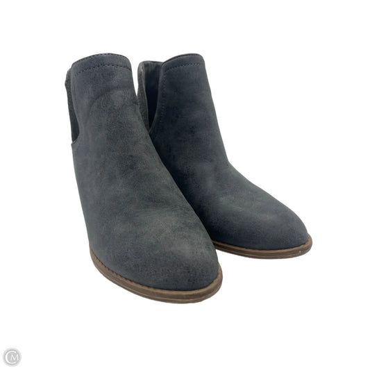 Boots Ankle Heels By Boutique + In Grey, Size: 9