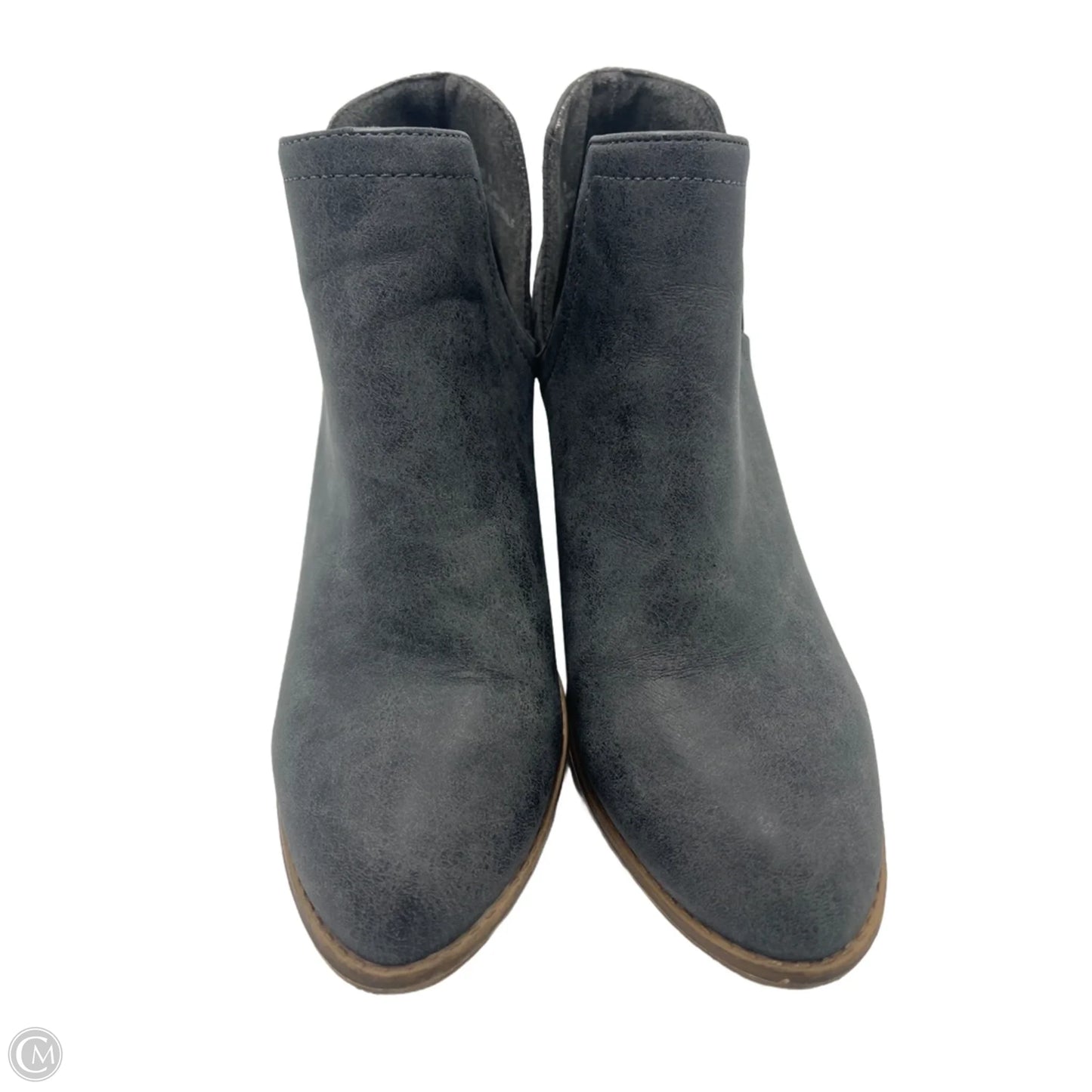 Boots Ankle Heels By Boutique + In Grey, Size: 9