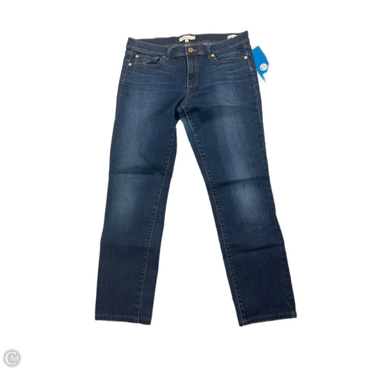 Jeans Designer By Tory Burch In Blue Denim, Size: 12