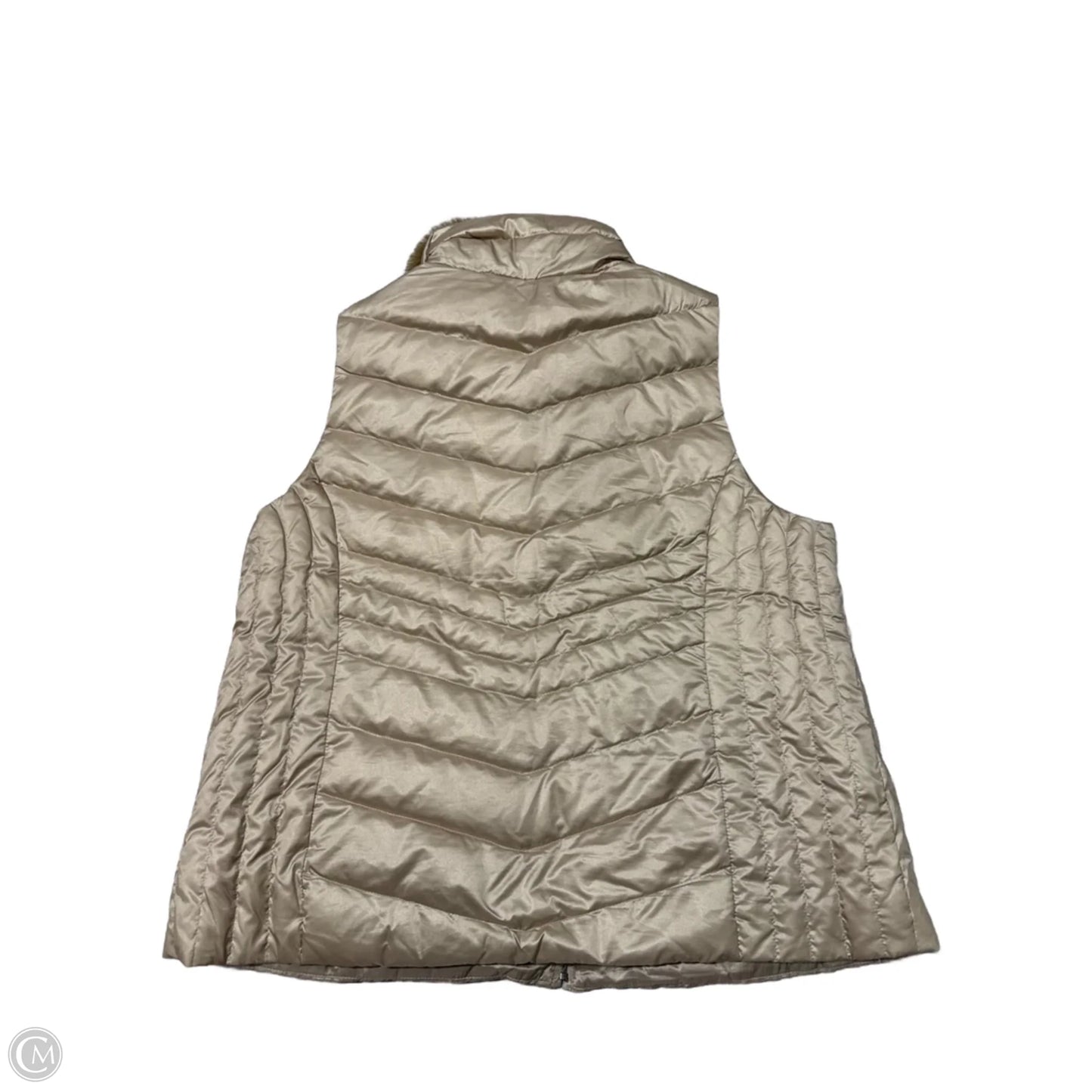 Vest Puffer & Quilted By Talbots In Gold, Size: 2x