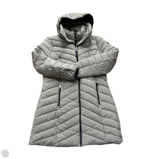 Coat Puffer & Quilted By Dkny In Tan, Size: L