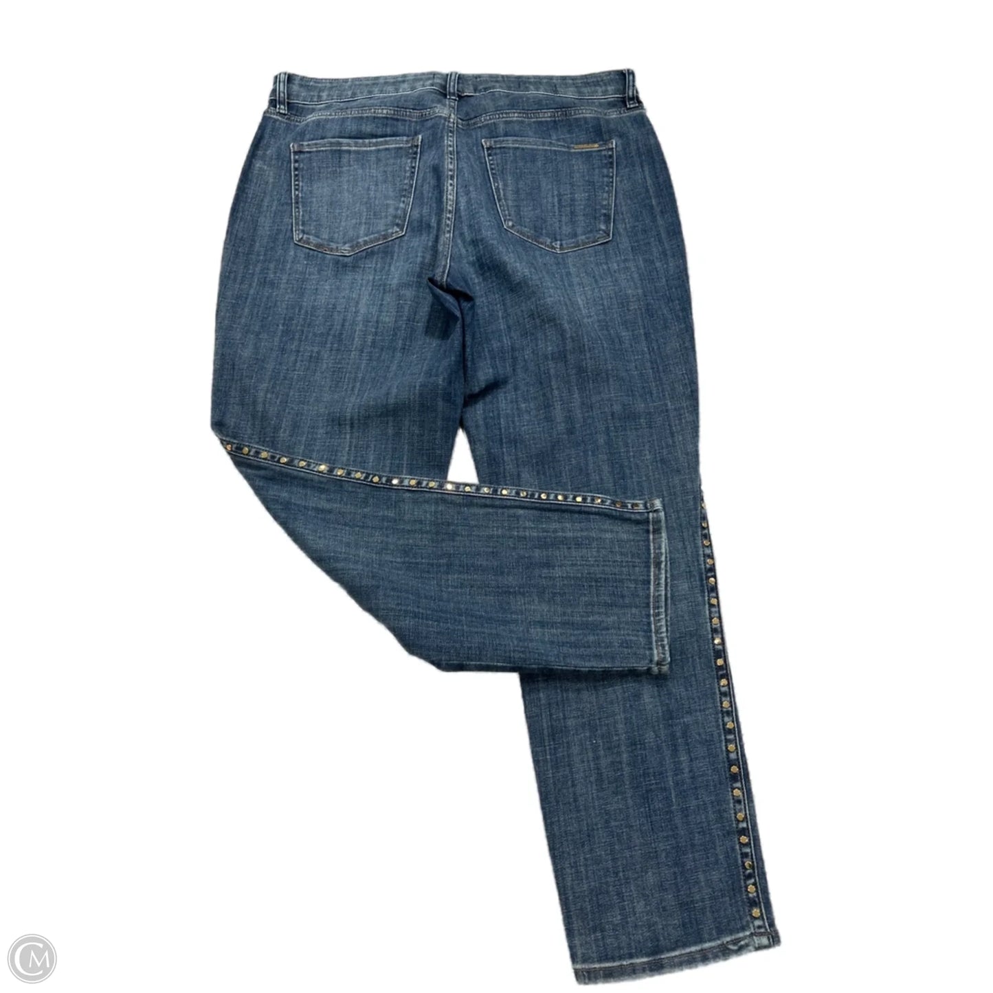 Jeans Straight By White House Black Market In Blue Denim, Size: 10
