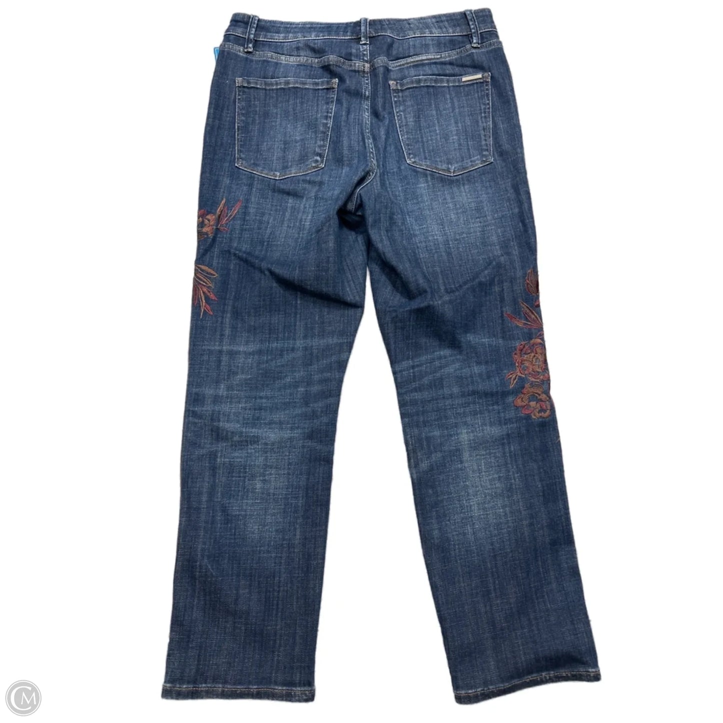 Jeans Straight By White House Black Market In Blue Denim, Size: 10