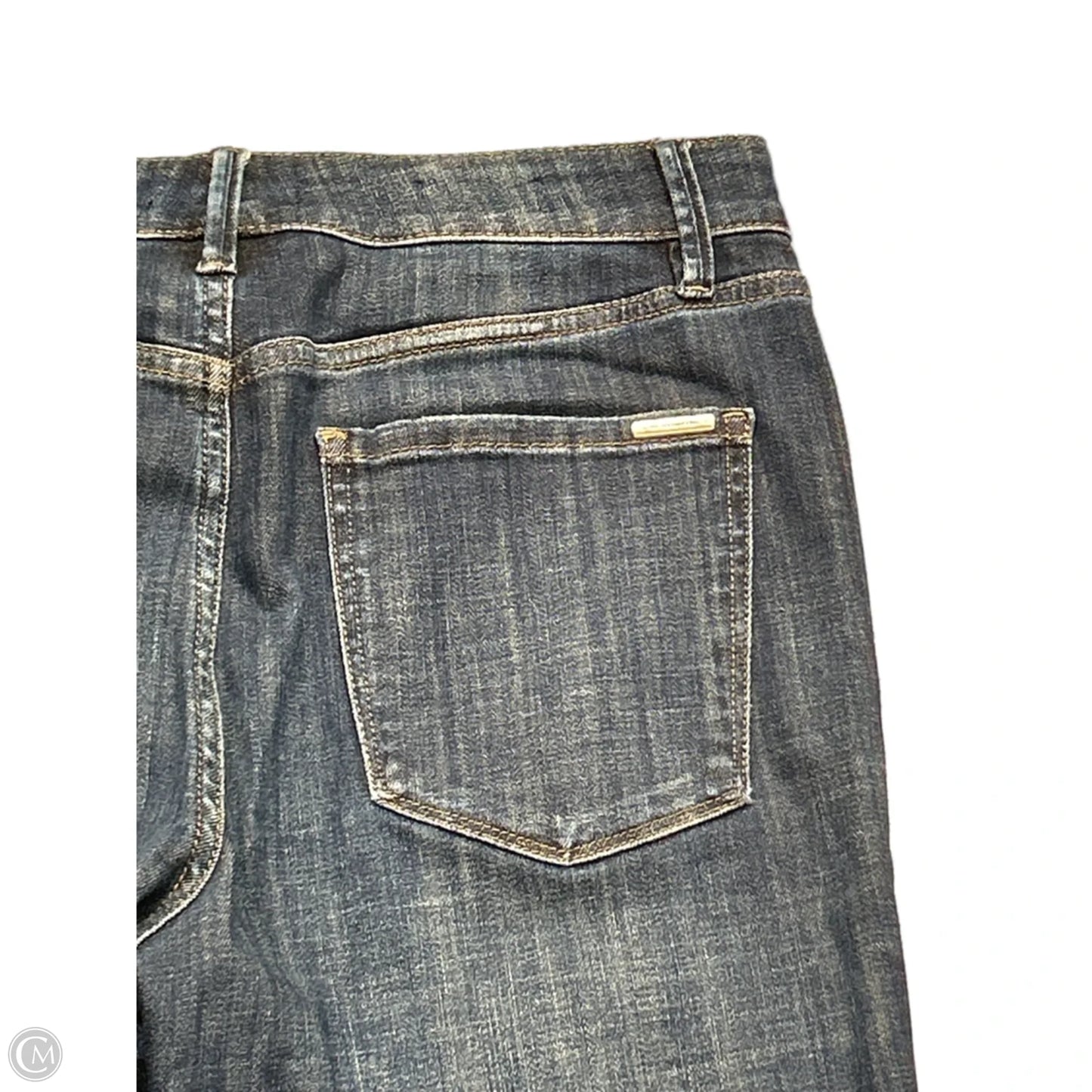Jeans Straight By White House Black Market In Blue Denim, Size: 10