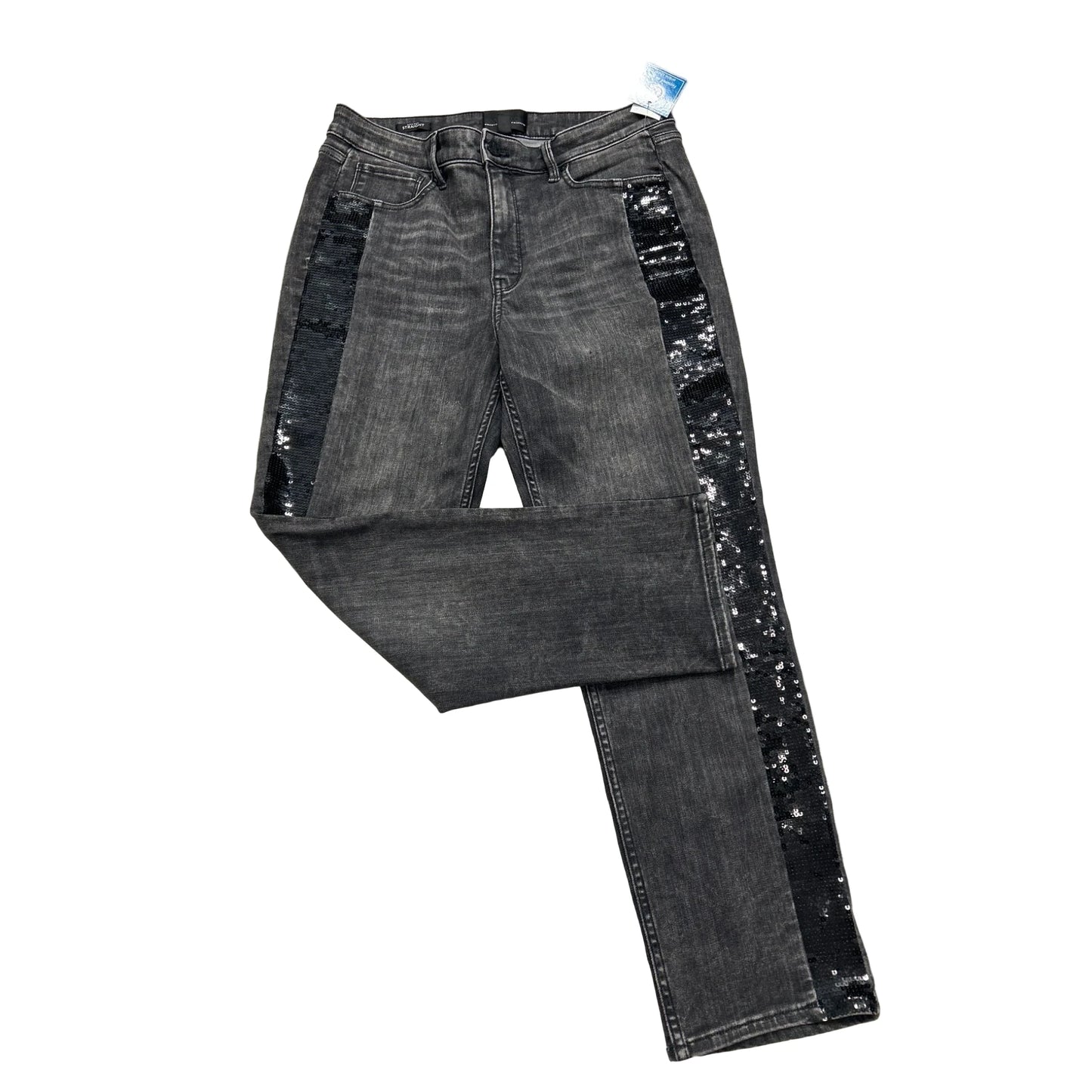 Jeans Straight By White House Black Market In Grey, Size: 10