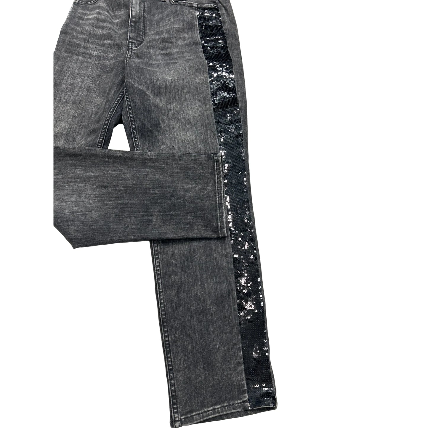 Jeans Straight By White House Black Market In Grey, Size: 10