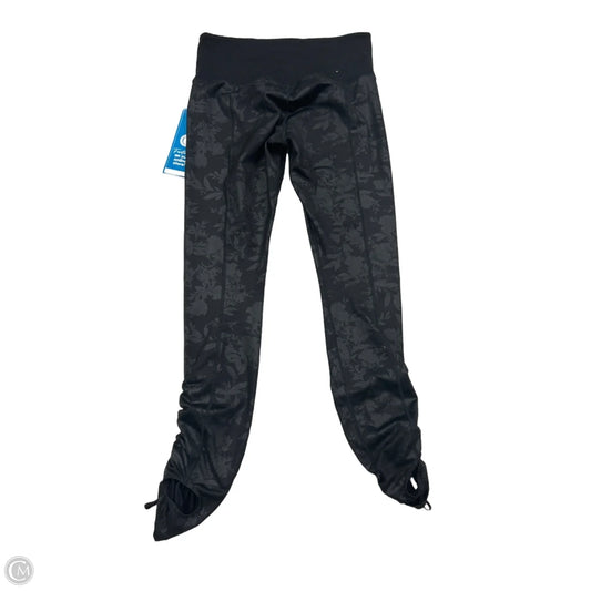 Athletic Leggings By Athleta In Black & Grey, Size: M