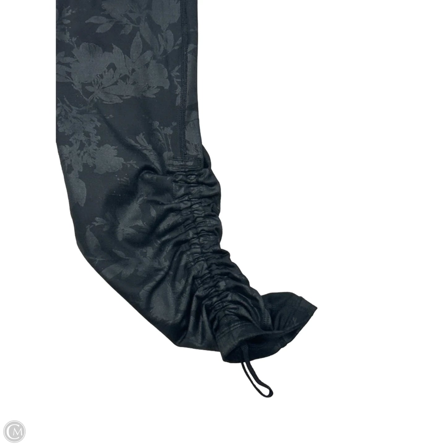 Athletic Leggings By Athleta In Black & Grey, Size: M