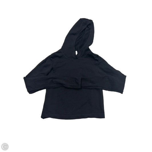 Athletic Top Long Sleeve Hoodie By Athleta In Black, Size: M