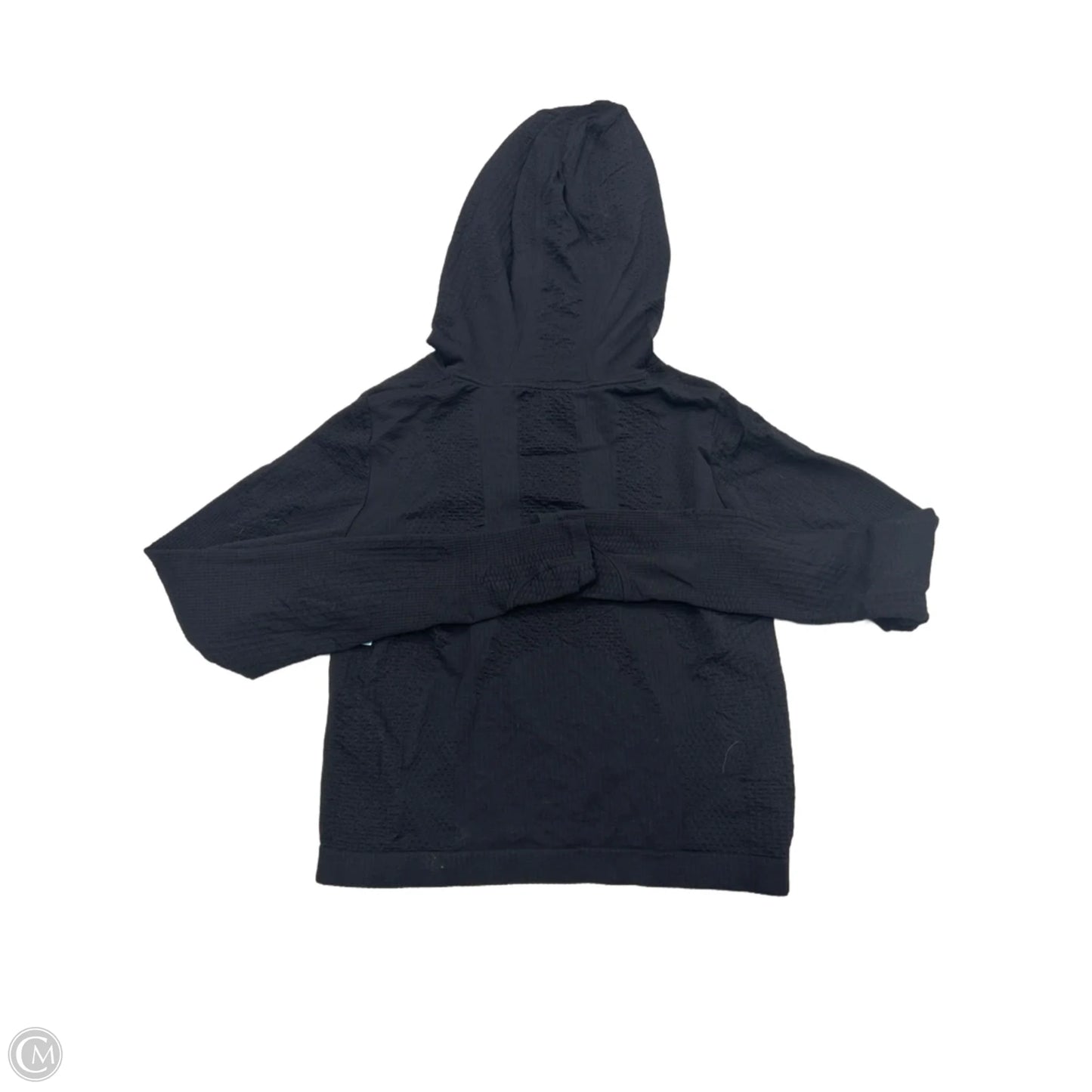 Athletic Top Long Sleeve Hoodie By Athleta In Black, Size: M