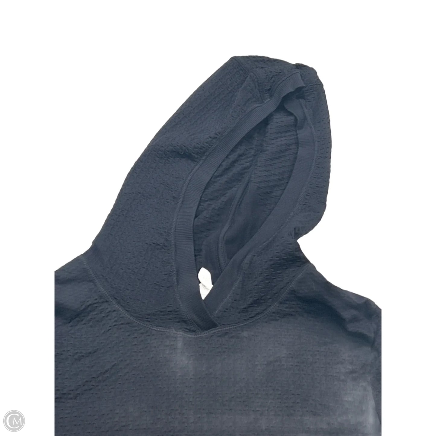 Athletic Top Long Sleeve Hoodie By Athleta In Black, Size: M