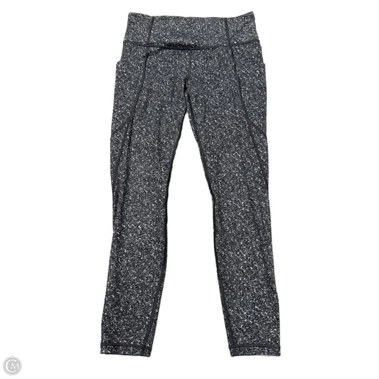Athletic Leggings By Athleta In Grey, Size: M