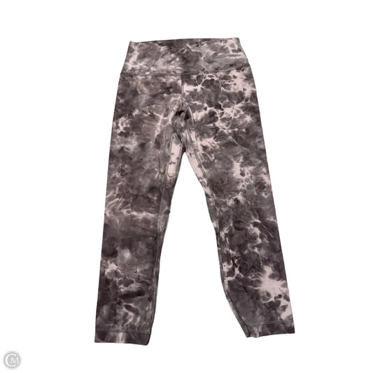 Athletic Leggings By Lululemon In Multi-colored, Size: M