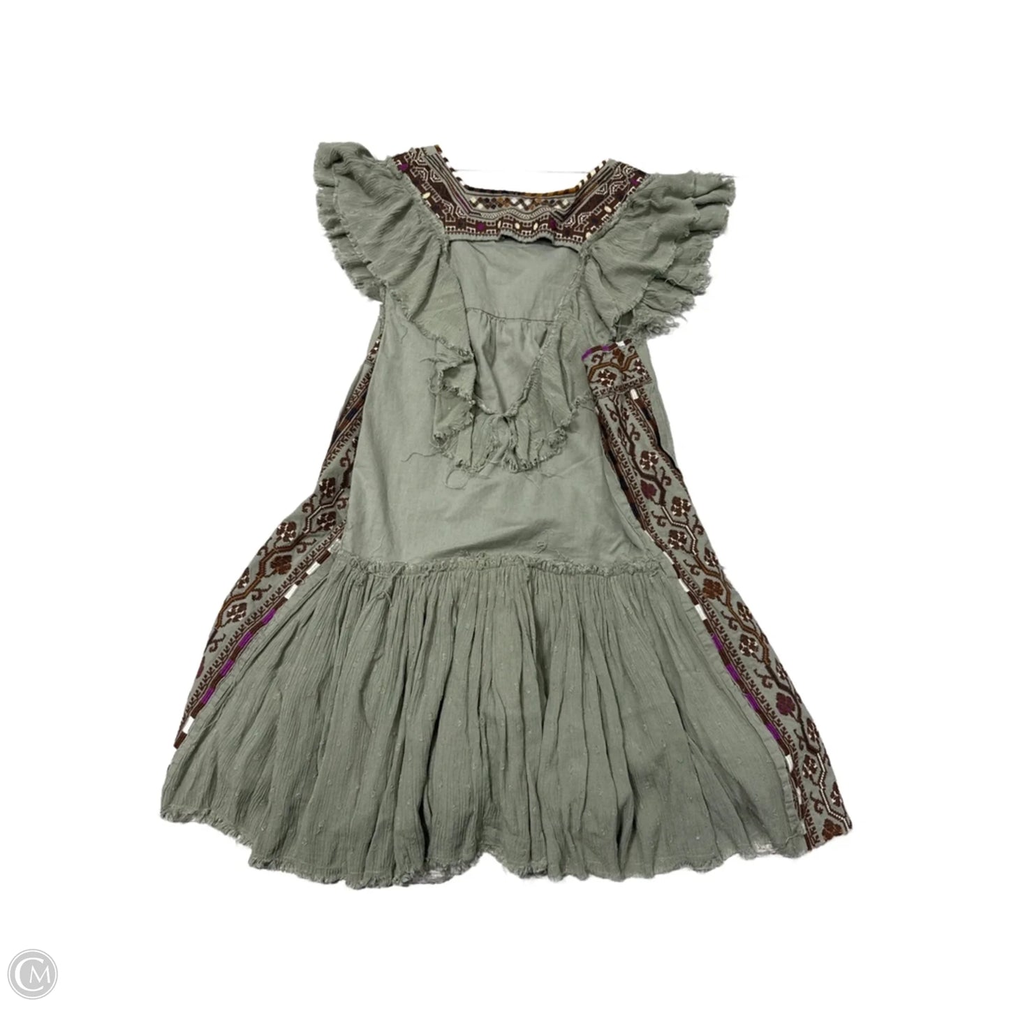 Dress Casual Short By Free People In Green, Size: Xs