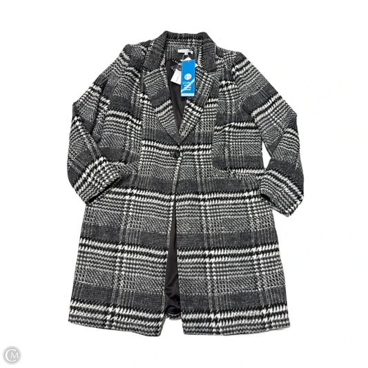 New! Coat Peacoat By Baltic Born In Grey & White, Size: L