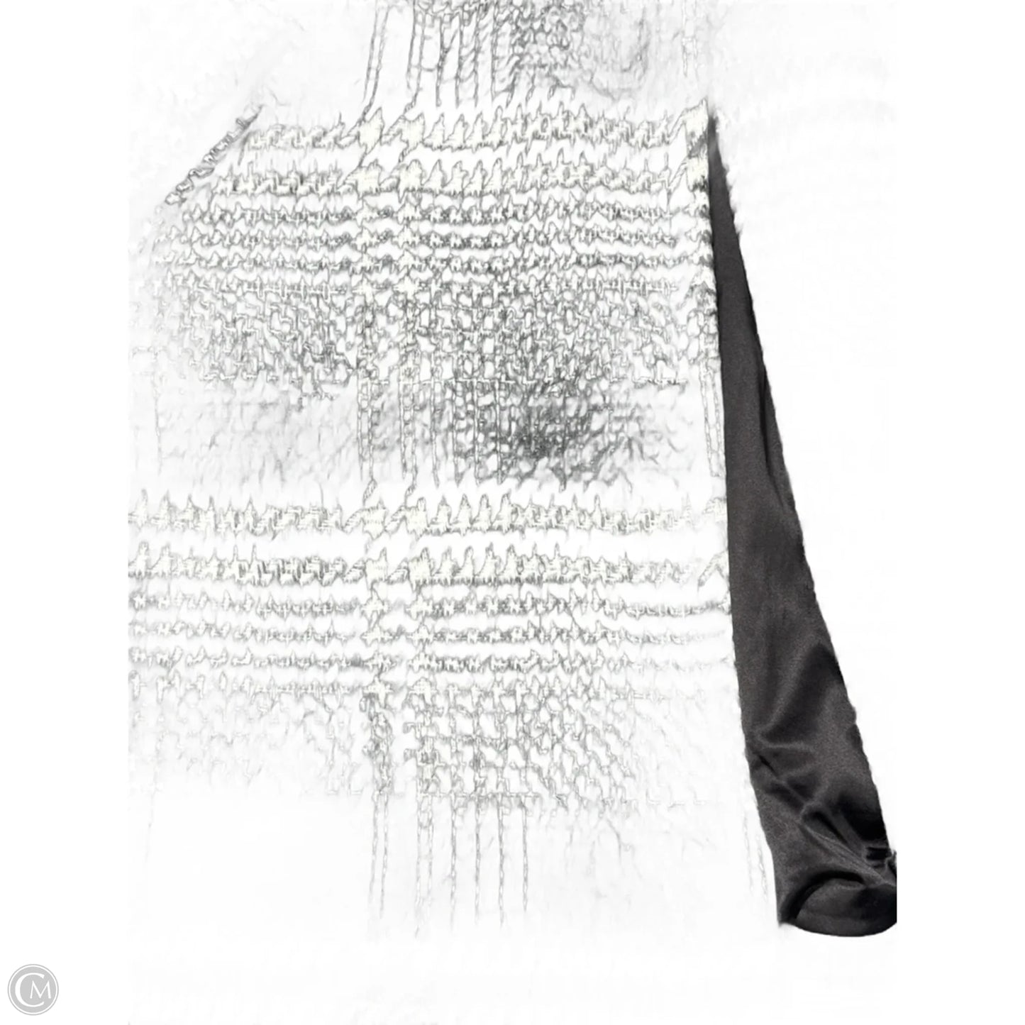 New! Coat Peacoat By Baltic Born In Grey & White, Size: L