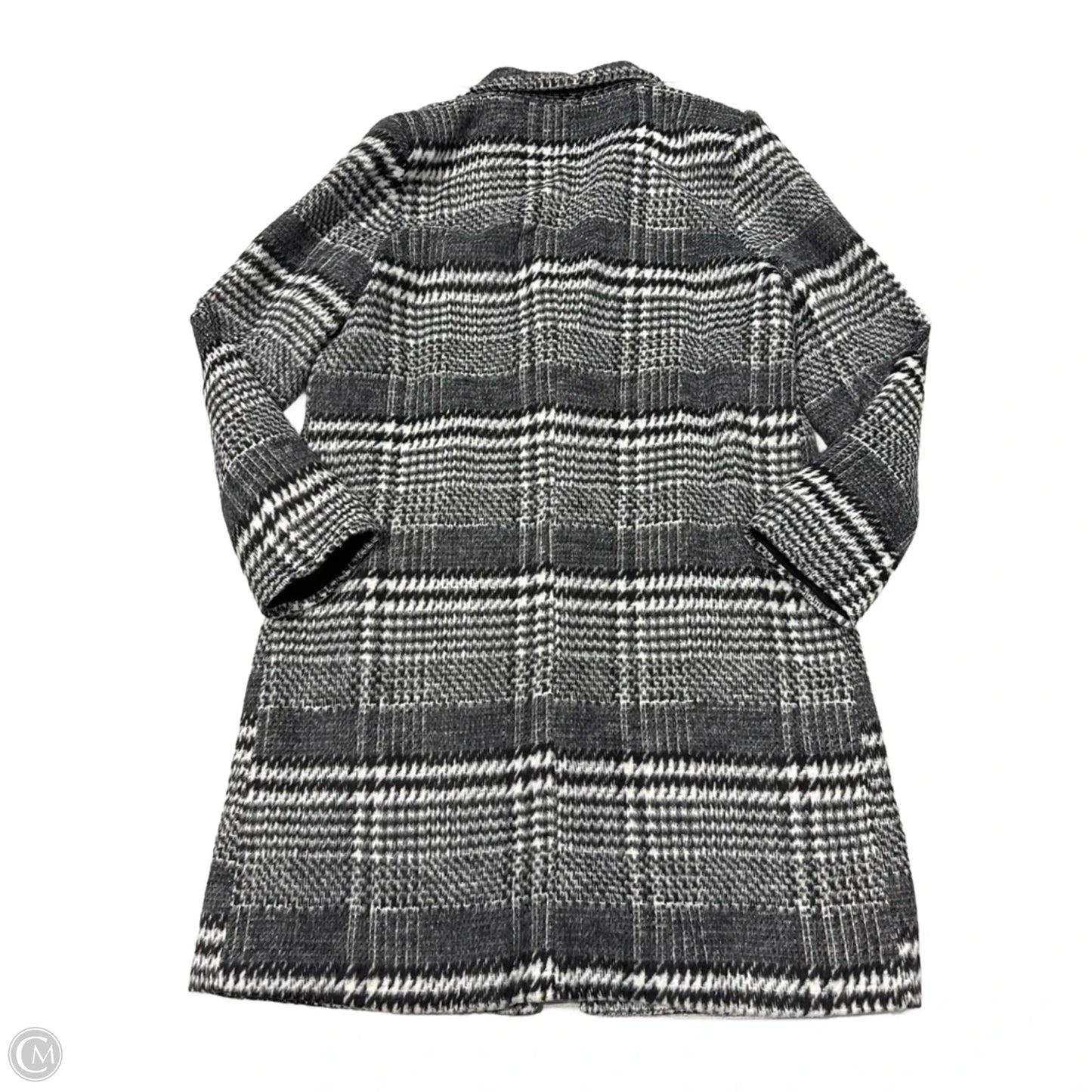 New! Coat Peacoat By Baltic Born In Grey & White, Size: L